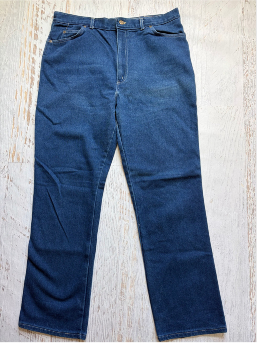 Women's Chic High Rise Jeans Blue Size 16W